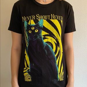 NeverShoutNever band T-shirt